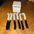 Vintage Spreader Set With Storage Block  1960   s blue Floral Banding euc