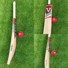 Custom Made English Willow Cricket Bat Free Leather Ball Nii