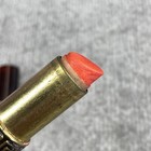Vintage Revlon Lipstick Holder Tube Purple Gold 12 Fire Coral Super Lustrous
