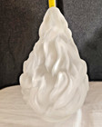 Vintage Art Deco Frosted Glass Flame Lamp Shade globe - As Is - Damage