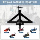 3-point Quick Hitch For Category 1 Tractor With 2  Trailer Receiver   Ball Mount