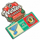 2025 Nhl Winter Classic Dueling Pin - Blues Vs  Blackhawks