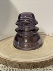 Rare Antique Whitall Tatum No  1 Glass Amethyst Purple Insulator Made In Usa