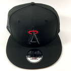 New Era Anaheim Angels Exclusive Black Red Uv Halo 9fifty Snapback Hat Cap