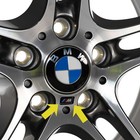 Bmw M Sport Wheel M Badge Sticker Emblem Decal 4 Pcs