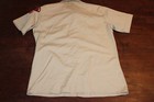 Boy Scouts Of America Bsa Men s Adult Shirt Medium Tan W  Eagle Patch Sewn Patch