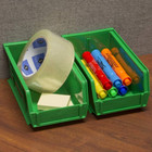 30220 Akrobins Plastic Storage Bins  Space-saving Stackable Bins For Garage  Pan