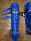 Easton Gametime Baseball Catcher s Leg Guards Adult Blue Ages 15   Up