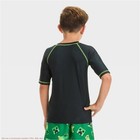 Boys  Minecraft Rash Guard Top Green Upf 50  Swimwear Size M  see Deal    