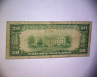1928  20 Dollar Gold Certificate Woods mellon    a A Block    decent Quality    