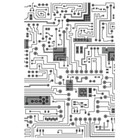 Circuit Sizzix Multi-level Texture Fades Embossing Folder Tim Holtz 665372 New 