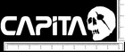 Capita Skull Snowboard Outdoor Die Cut Sticker Decal 10 5  X 3 
