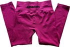 Womens Leggings Size Xl 16 18 Love Sports Seamless Pink Ribbed Exercise Pants