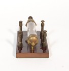 Large  Beautiful Cylindrical Glass Spark Gap For Early Radio Transmitter   Works