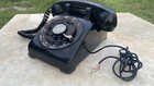 Vintage Bell System Western Electric Rotary Dial Telephone Phone Black Cd500