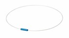 Phiten Necklace Rakuwa Neck Wire Air White   Blue 50 Cm