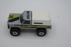 Vintage 1981 Matchbox Mini Pick-up  big Foot  Used W cap Loose Silver 4x4 Truck