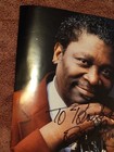 B b  King Autographed 8x10 Photo To Barbara From B b  King 20  American Cancer