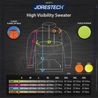 Hi-vis Pullover Safety Workwear Fleece-lined Fleecy Zip Jumper Jacket Jorestech