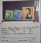 398  Hong Kong 1960 s Sc  205  211   214 Stamps From Huge Stamp Collection Lot