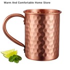 Moscow Mule Copper Mugs  16oz    Food Grade 100  Pure Copper Cups   Handcrafted