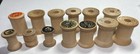 13 Small Empty Spools Variety Sizes 1 2 - 1 1 4 Wide To 3 4 - 1 1 4 Tall