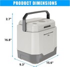 35quart 33l Portable Electric Cooler Warmer 12v 110v Dual-power Car Refrigerator