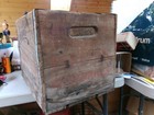 Vintage Dossins Beverages Soda Pop Wood Crate box Detroit Grand Rapids Toledo