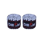 Defy Pair Of 180  New Boxing Hand Wraps Elastic Mma Muay Thai Bandage Zebra
