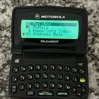 Motorola Text Pager A06qbb5806aa Talk About 2 Way - Vintage
