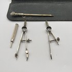 Vintage Engineering Drafting Tool Set Leather Case Dietzgen Commander
