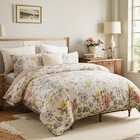 100  Cotton Duvet Cover King Size     Blooming Garden Duvet Cover Set With Z