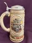 Rare Vintage Stroh   s Brewery Beer Drinking Stein Lid With Misspelled Word 01695