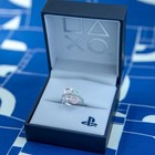 Playstation X Rocklove Playstation Crystal Shapes Ring Size 8