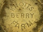Vintage Knott S Berry Farm 10   Pie Tin