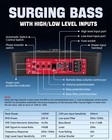 New 10  1200w Slim Under Seat Powered Car Subwoofer Hideaway Subwoofer Blue Led