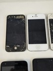 Vintage Cell Phone Lot Mixed Brands Parts Repair Apple Iphone Samsung Tracfone