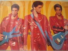 Original Prince 1989 Batman Warner Bros Promo Poster Red Vinyl Suit