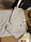 Adidas New England Revolution Mls Grey Crewneck Sweatshirt Size Small
