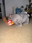 Ty Beanie Babies Spike Gray Rhino Beanbag Plush 1996 Vintage Mpn 4054
