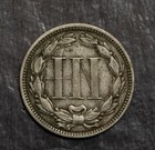 1869 Three Cent Nickel Vf Xf Scratches Lot 4159