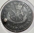 1857 Bank Of Upper Canada One Half Penny Token - Free Shipping 