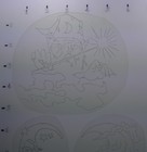 Vintage 80 s Acetate Tattoo Stencils  acetate Set 24   Good Condition 