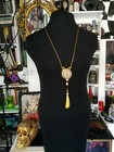 Egyptian Eye Of Horus Pendant Necklace Talisman Amulet Medallion Beetle Scarab 1