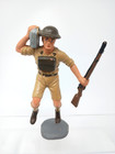 Lot Of 3 Marx 6  Soldiers  German And British  charles Brown 