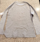 Weatherproof Vintage Long Sleeve Waffle Crew Shirt Grey Heather Size L