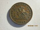 1854 Bank Of Upper Canada  Bank Token One-penny
