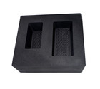  2  Cavity 5 Oz   10 Oz  Bar  Graphite Gold Ingot Mold For Gold   Silver Casting
