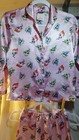 Vtg Y2k Powerpuff Girls Pajamas Set Wormser Cartoon Network Satin Pjs Size 10