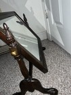19th Century Chippendale Style Carved Mahogany Footed Dresser Mirror